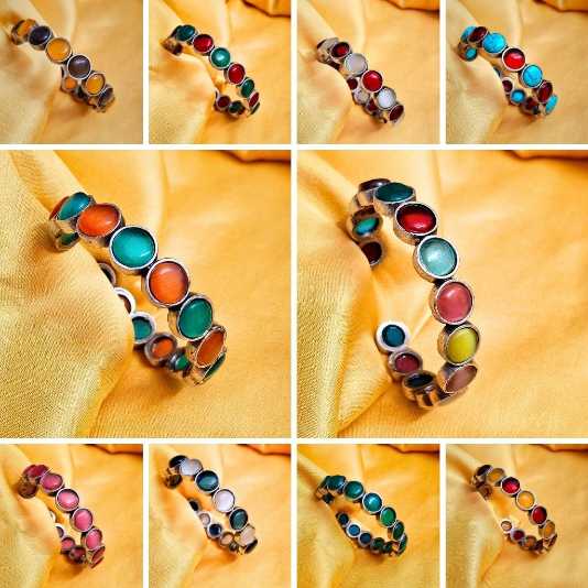 a3d (962) Oxidised bangle kada-a3d1742 - Image 1